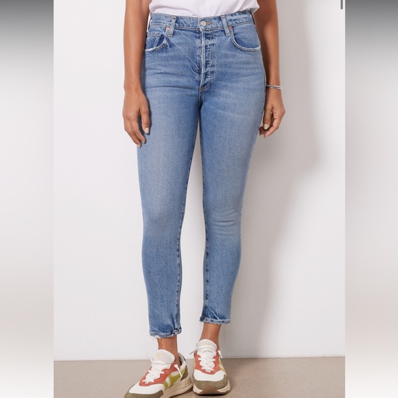 NWT Agolde Nico High Rise Slim - Picture 1 of 9